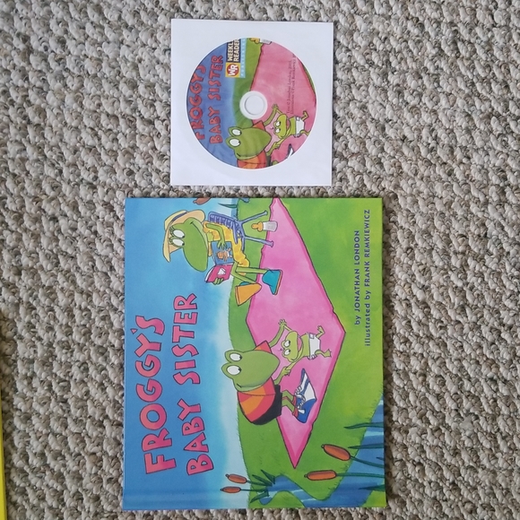 5 New Hardcover Childrens Books w/Cassettes - Picture 3 of 8